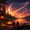 A Spectacular Outer-Rim Sunset at the Cottage