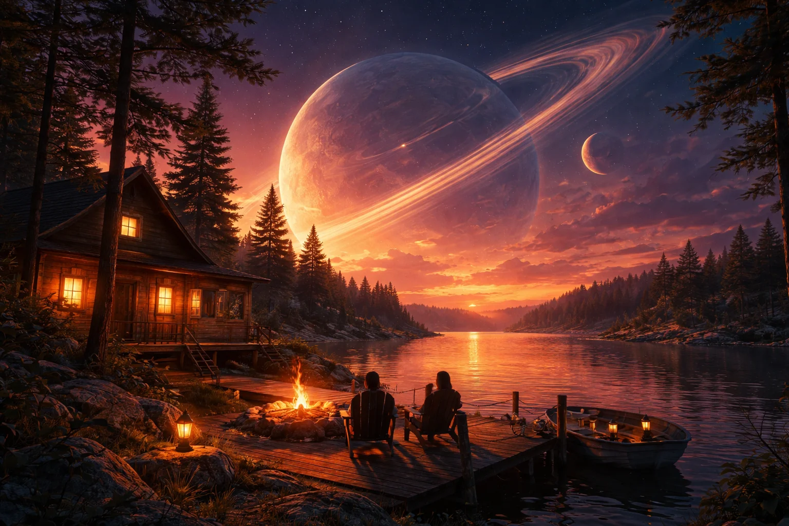 A Spectacular Outer-Rim Sunset at the Cottage