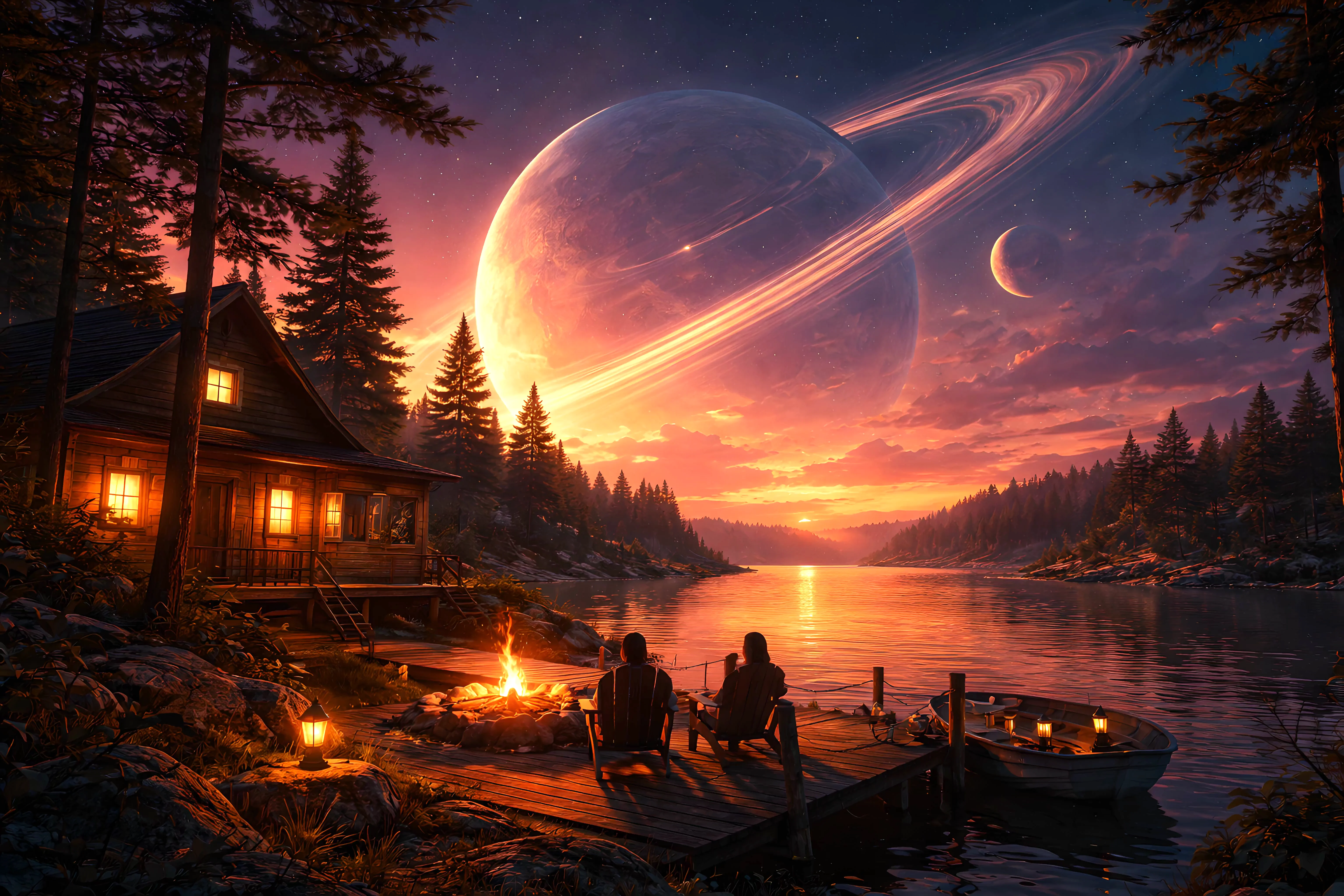 Cover art for A Spectacular Outer-Rim Sunset at the Cottage