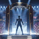 The Nine-Time Champion Enters the Arena cover